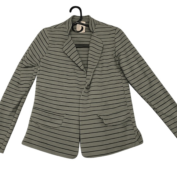 Anthropologie Jackets & Blazers - Anthropologie Gray Striped Jacket